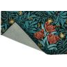 Tapis laine floral moderne tufté main Bower