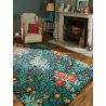 Tapis laine floral moderne tufté main Bower