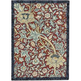 Tapis design floral laine et viscose tufté main Trent