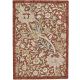 Tapis design floral laine et viscose tufté main Trent