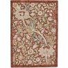 Tapis design floral laine et viscose tufté main Trent