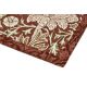 Tapis design floral laine et viscose tufté main Trent