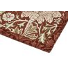 Tapis design floral laine et viscose tufté main Trent