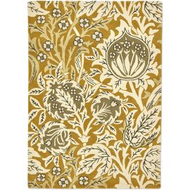 Tapis floral design laine tufté main rectangle Elmcote