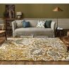 Tapis floral design laine tufté main rectangle Elmcote