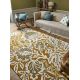 Tapis floral design laine tufté main rectangle Elmcote