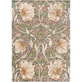 Tapis laine et viscose floral moderne rectangle Pimpernel