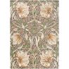 Tapis laine et viscose floral moderne rectangle Pimpernel