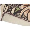 Tapis laine et viscose floral moderne rectangle Pimpernel