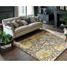 Tapis laine et viscose floral moderne rectangle Pimpernel