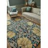 Tapis laine et viscose floral moderne rectangle Pimpernel