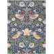 Tapis moderne tufté main floral laine et viscose Strawberry