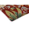 Tapis moderne tufté main floral laine et viscose Strawberry