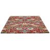 Tapis moderne tufté main floral laine et viscose Strawberry