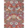 Tapis moderne tufté main floral laine et viscose Strawberry