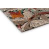 Tapis floral laine et viscose design poils ras Acanthus