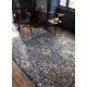 Tapis floral tufté main laine et viscose moderne Snakeshead