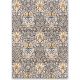 Tapis floral tufté main laine et viscose moderne Snakeshead