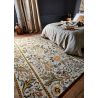 Tapis laine moderne rectangle floral Wilhelmina