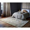 Tapis laine moderne rectangle floral Wilhelmina