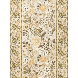 Tapis laine moderne rectangle floral Wilhelmina