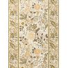 Tapis laine moderne rectangle floral Wilhelmina