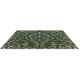 Tapis intérieur et extérieur floral design rectangle Blackthorn