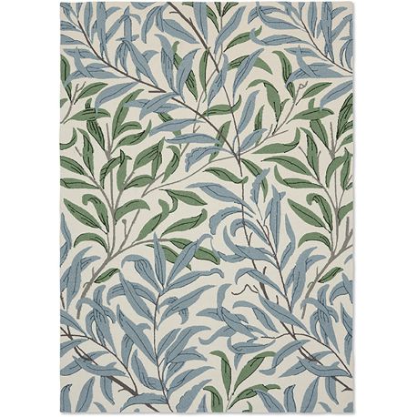 Tapis extérieur et intérieur design floral rectangle Willow Boughs