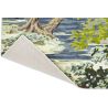 Tapis laine et viscose floral design poils ras Ancient Canopy