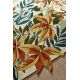 Tapis rectangle floral moderne laine Robin's Wood
