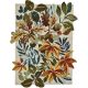 Tapis rectangle floral moderne laine Robin's Wood