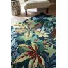 Tapis rectangle floral moderne laine Robin's Wood