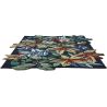 Tapis rectangle floral moderne laine Robin's Wood