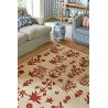 Tapis moderne effet 3D floral laine tufté main Woodland