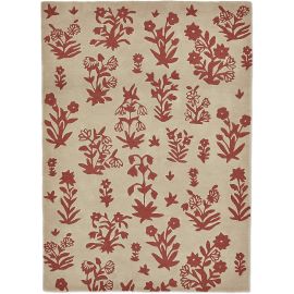 Tapis moderne effet 3D floral laine tufté main Woodland