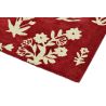 Tapis moderne effet 3D floral laine tufté main Woodland