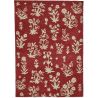 Tapis moderne effet 3D floral laine tufté main Woodland