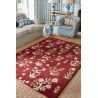 Tapis moderne effet 3D floral laine tufté main Woodland