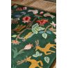 Tapis moderne laine poils ras floral Forest Of Dean