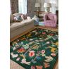 Tapis moderne laine poils ras floral Forest Of Dean