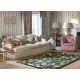 Tapis moderne laine poils ras floral Forest Of Dean