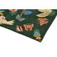 Tapis moderne laine poils ras floral Forest Of Dean