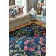 Tapis rectangle laine floral moderne Foraging