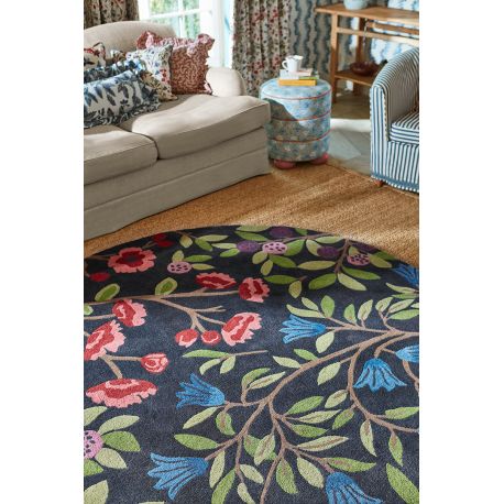 Tapis Rond 160cm Tissé Motif Oriental Pour Salon Af2 Orion - Tapis