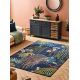 Tapis moderne tufté main laine floral Rain Forest