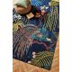 Tapis moderne tufté main laine floral Rain Forest