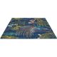 Tapis moderne tufté main laine floral Rain Forest