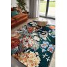 Tapis laine rectangle floral moderne Stapleton Park