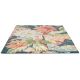 Tapis laine floral tufté main design Dahlia & Rosehip