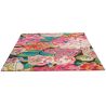 Tapis floral tufté main laine moderne Dahlia & Peony